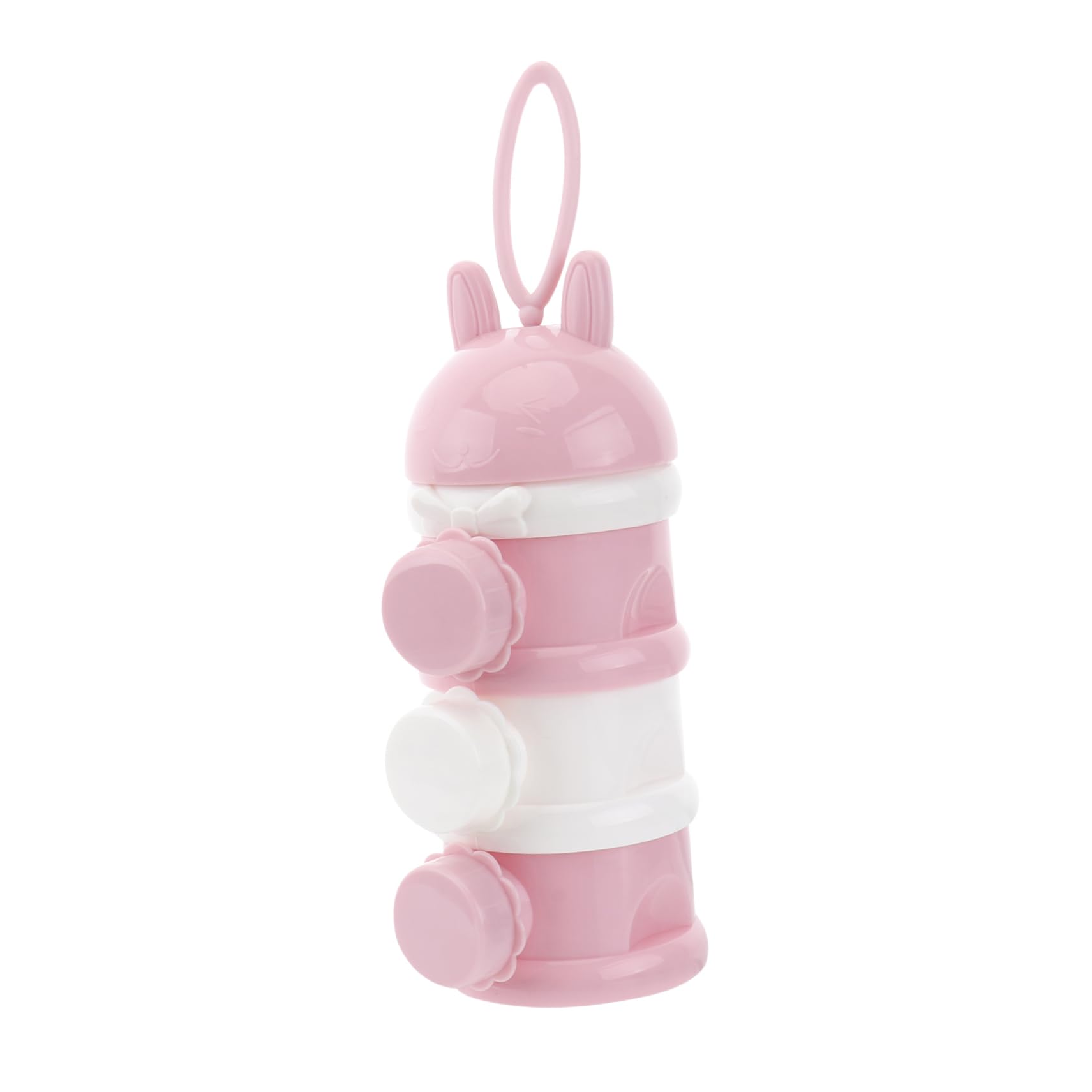 ERINGOGO Milk Powder Dispenser Portable Food Storage Box with Compartments Capacity Leak Funnel Outlet for Convenient for Travel and Outdoor Use