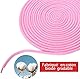 SENENQU 8 Rollen Bondageseil Baumwollseil Bondage Seil 10 M / 7 MM Multifunktionshandwerker-Seil, Kein Schaden Für Die Haut, Geflochtenes Seil Solide Dicke Baumwolle, Schwarz, Rough, Rosa, Violett