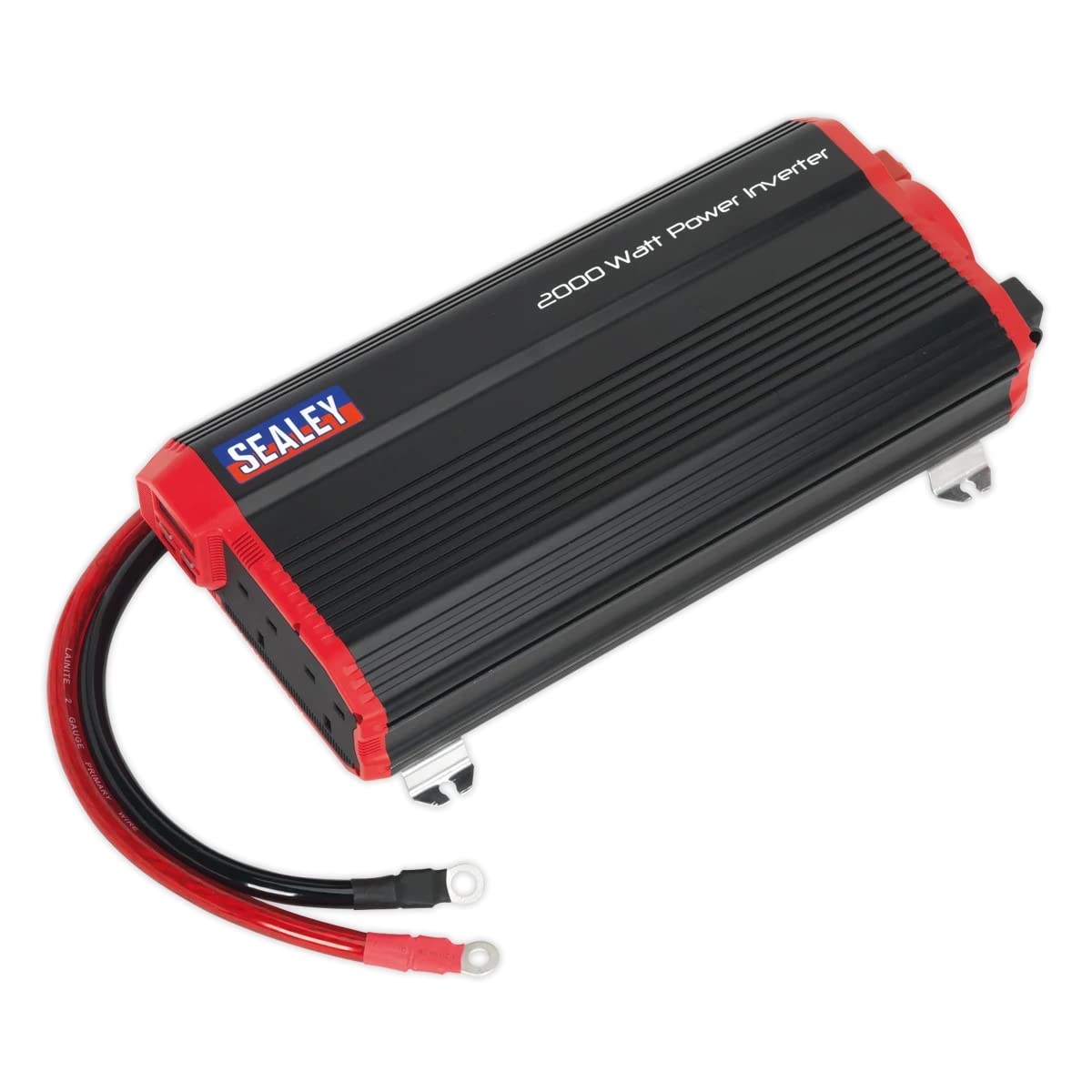 Sealey PI2000 Power Inverter Modified Sine Wave 2000W 12V DC - 230V 50Hz