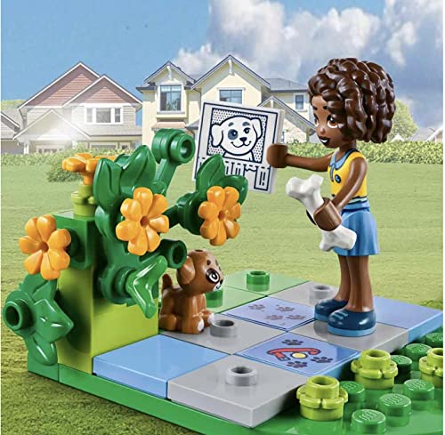 LEGO 41738 Friends Hunde-Rettungsfahrrad, Tierrettung-Spielzeug mit Welpen-Tierfiguren und Mini-Puppen aus 2023 für Kinder ab 6 Jahren, Tier- und Welpen-Pflege