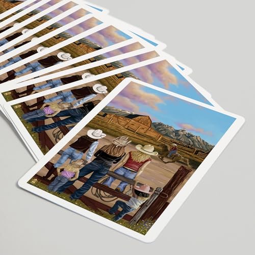 Baraja Poker Western Scene 52 Cartas para Adultos miniatura 5