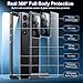 2025 New for Samsung Galaxy S23 Ultra Case Waterproof, [Military Grade Shockproof][Built-in Screen Protector & Glass Camera Protector][IP68 Underwater][Dustproof][Dropproof] Full Body Phone Case 6.8