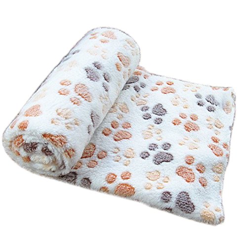 Vkospy Soft Warm Pet Fleece Blanket Bed Mat Pad Cushion For Dog Cat Puppy Animal