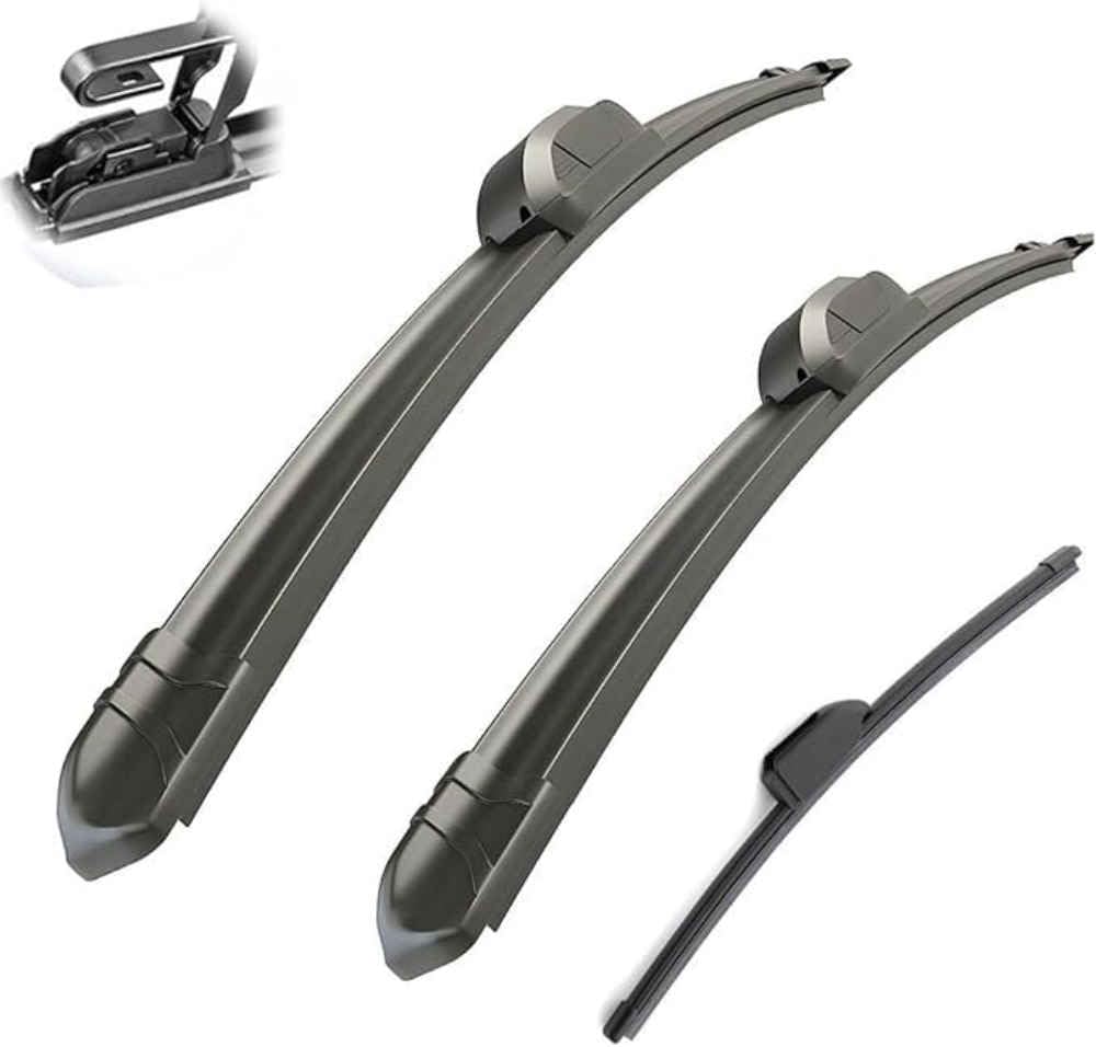 NYSLDSCO Premium Exact Fit Windscreen Wiper Blades for KIA NIRO 2016 2017 2018-2021 Durable Natural Rubber Easy Fit for a Quiet and Streak Free Wipe
