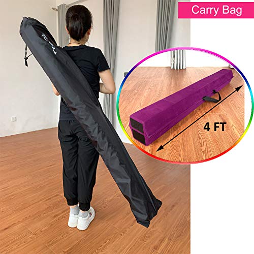 Image of Marfula 6 FT / 8 FT / 9 FT Folding Gymnastics Beam Foam Balance Floor Beam