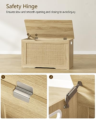 Usikey STORAGE CHEST Rattan Storage Bench thumb #2