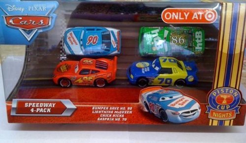 Disney Cars Multi-Packs Speedway 4-Pack Exclusive Diecast Car Set