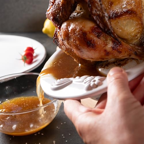 Plat à poulet Chiko Römertopf 2 125 04 blanc en argile naturelle - 6