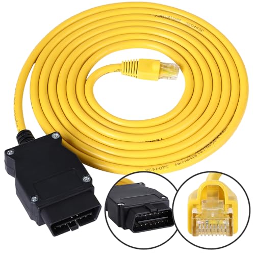 Froyoue Enet OBD2 Cable for BMW F/G Series Coding, Enet Cable RJ45 Compatible with E-SYS ISTA ICOM Bootmod3 Bimmercode, 6.6ft/2M