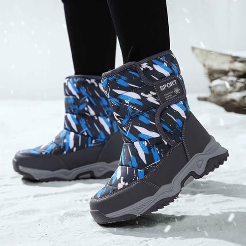 IWIHMIV Winter Boots Toddler Winter Shoes Girls' Snow Boots Winter Boots for Toddler Boys Comfortable Warm Shoes for Kids4