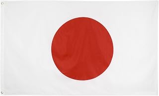 Mirhua 日本国旗 旗子尺寸 90×150cm 日圆 运动 观战 运动会 国际交流 代表应援用 国旗 节日 活动 装饰