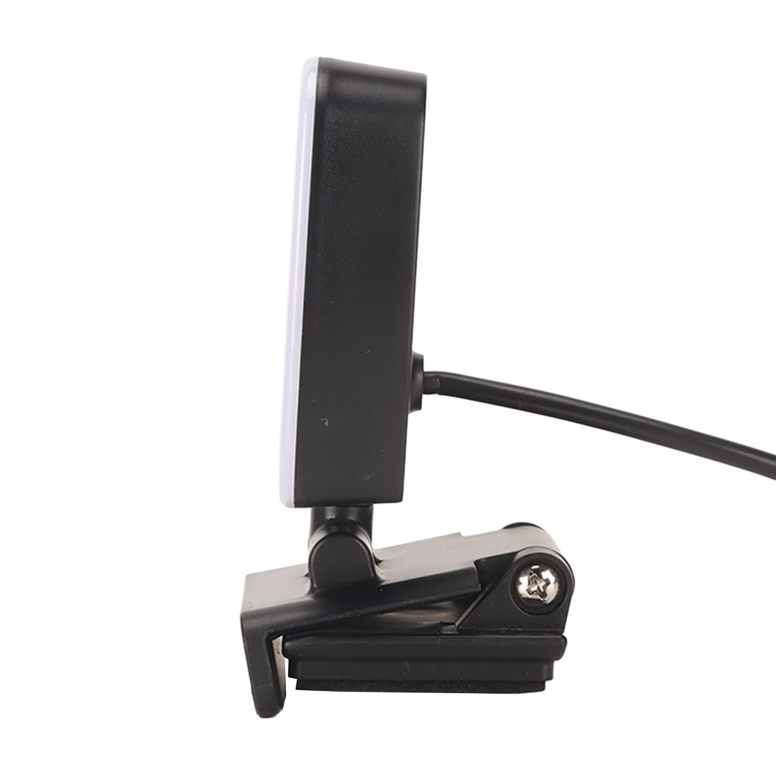 Luce per webcam Mini luce video 3 colori chiari 10 modalità di attenuazione Luce video LED girevole flessibile alimentata tramite USB per videoconferenza Videochiamata
