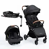 Travel System Safety 1st, Spark Plus Trio, com Isofix, 0 meses a 22 kg, Black Graphite