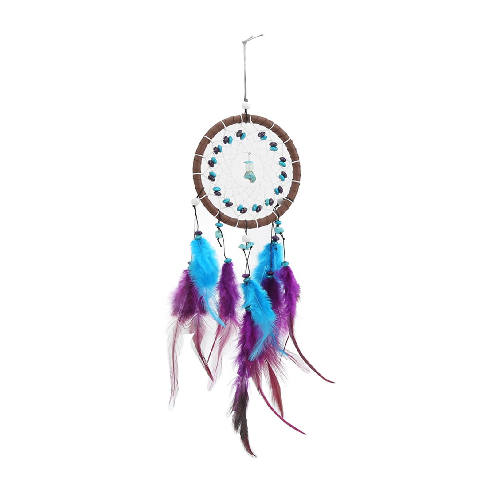 Colorful Dream Catcher, Handmade Traditional Feather Dreamcatcher Wall Hanging Home Decoration for Car Charm Home Wall Decor Ornament