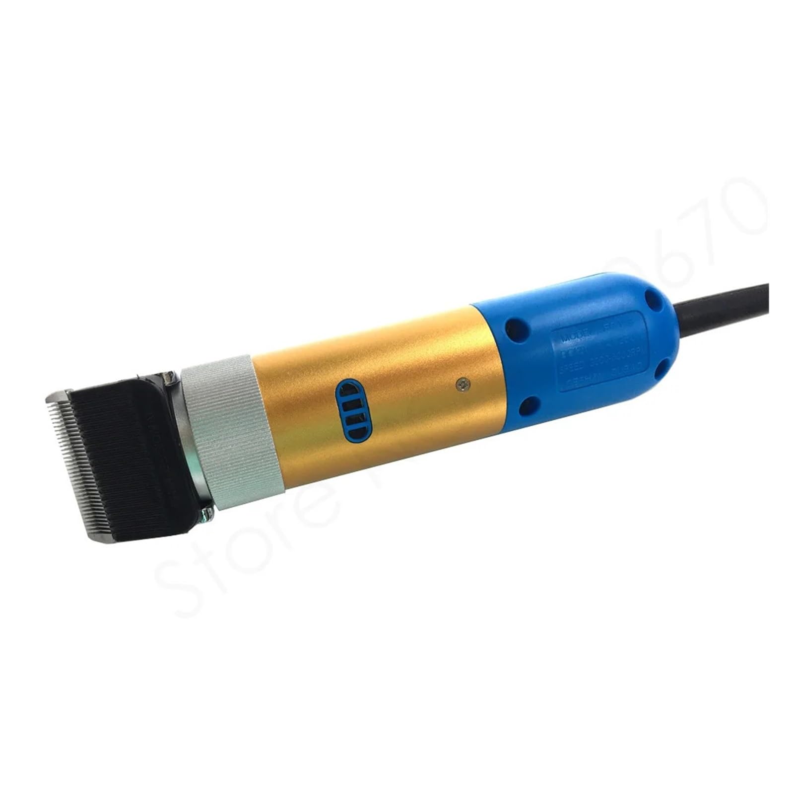 Cortadora de pelo profesional for perros de alta potencia, 250W, afeitadora for mascotas, tijeras eléctricas, recortadora de aseo, máquina de corte de pelo for gatos y ovejas ( Color : Add 6pcs Blades