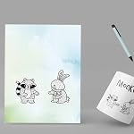DUGUTUL Colored Printer Paper, Watercolor Stationary Paper, Double-Sided, Computer Paper for Business or Personal Use, Printer Friendly for Letters and Invitations, 8.5 x 11 in, 100gsm (48)