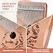 Kalimba 21 Keys Thumb Piano for Beginners – Easy to Learn Solid Wood Mbira Instrument with Tuning Hammer & Gift Bag, Perfect Holiday & Christmas Gift for Adults & Kids Classic Wood