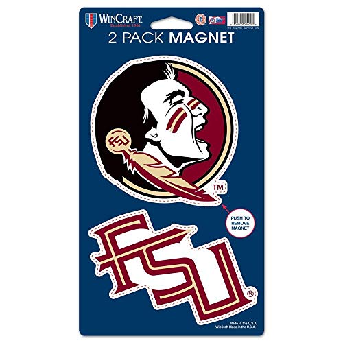 WinCraft NCAA Florida State University WCR29058024 Magnets (2 Pack), 5