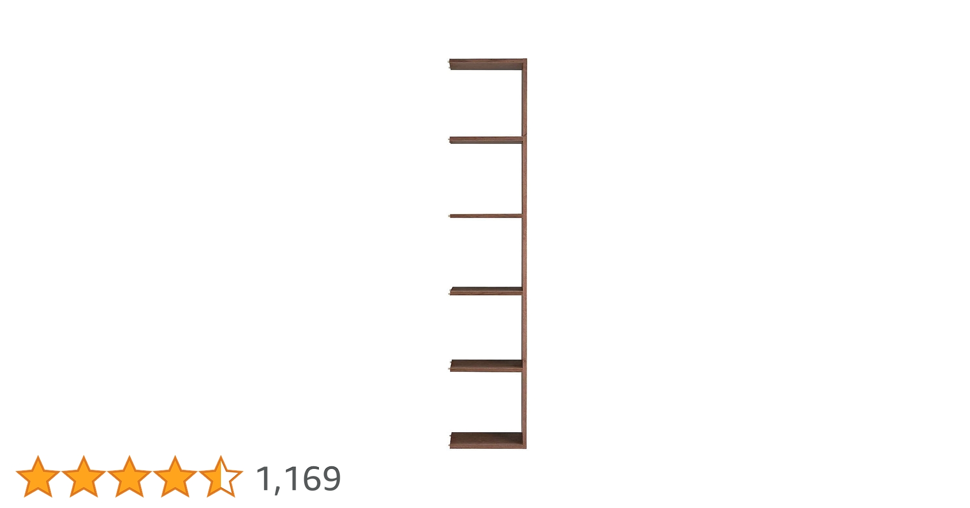 Amazon|無印良品 スタッキングシェルフ・追加5段・ウォールナット材 Amazon|無印良品 スタッキングシェルフ・追加5段・ウォールナット材