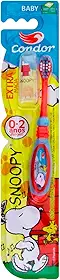 Escova Dental Infantil Snoopy 0 a 2 Anos, Condor, Multicor
