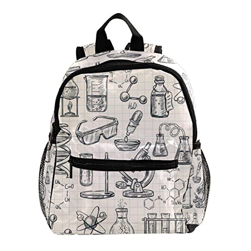 Sac à dos pour garçons et filles : idée cadeau anniversaire avec motif icône de chimie