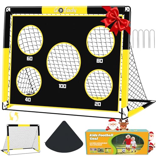 Gofady 2-in-1 Fußballtor für Kinder, 150 * 120cm, Tragbares & Stabiles...