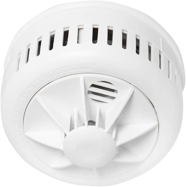 Firehawk FHH10 Heat Alarm Detector Miniature Long Life Battery Operated with 10 Year Lithium Battery and Advanced thermistor Based Detection