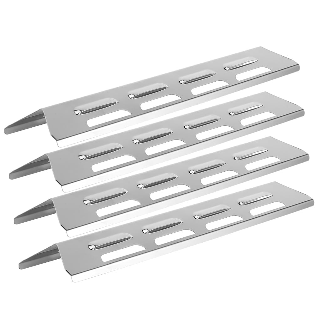 4Pcs Barbecue in Acciaio per Inox Griglia A Forno Riscalda La Piastra di Ricambio Kit Tubo per Barbecue Coperchio del Bruciatore Risparmio di Manodopera per