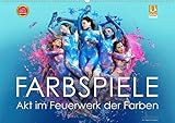 Autor(in): ullision FARBSPIELE - Akt im Feuerwerk der Farben (Wandkalender 2021 DIN A2 quer)
