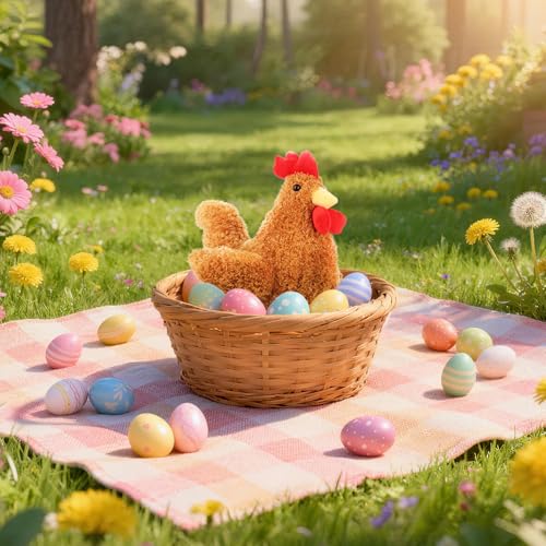 Apricot Lamb – Kuscheltier Hahn 25 cm – Plüsch Spielzeug Plüschtier für Kinder und Baby – Flauschiger Stofftier zum Spielen, Geschenk & Kuscheln – Gemütliches Schmusetier – Ingwer Hahn