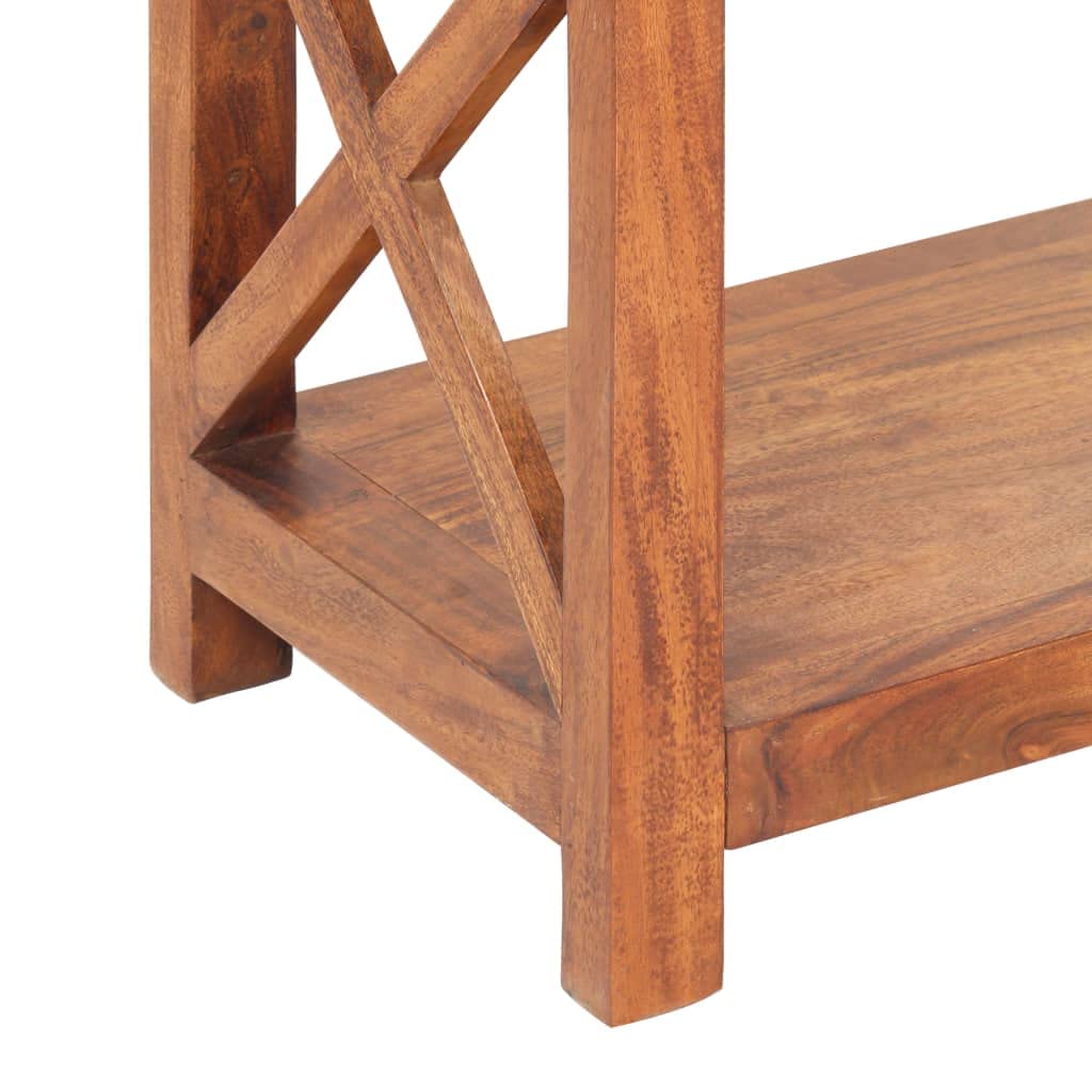 Générique Libreria 100 x 30 x 180 cm in legno massiccio acacia, finitura miele | 4 ripiani grandi, legno duro robusto, grani naturali unici, lucidatura accurata
