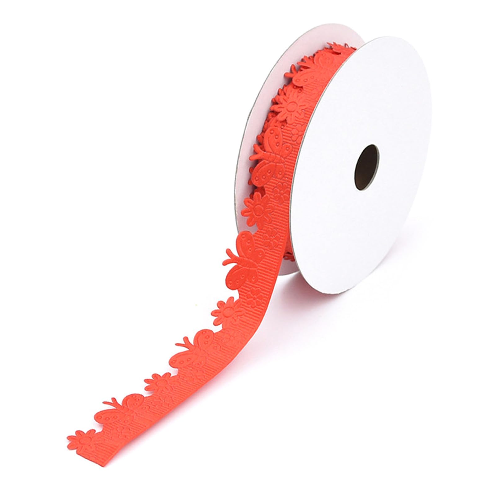 Carotoe Red Colorful Butterfly Ribbon Wrapping Rope For Festival Decors Wedding Garden Decorations Gift Wrapping Gift