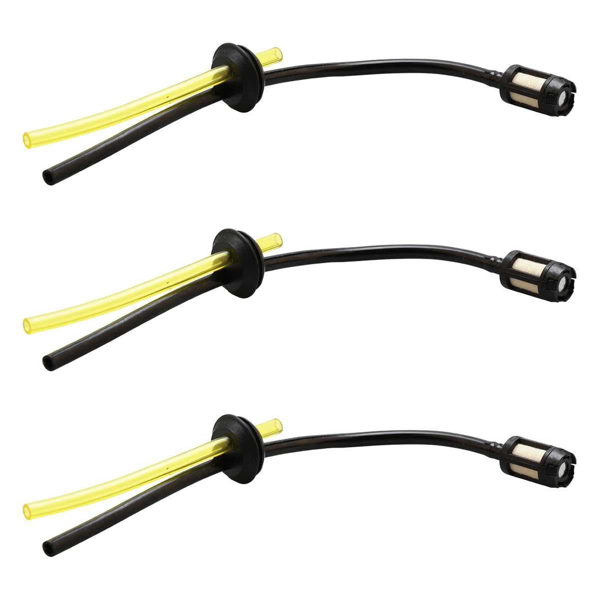 3PCS Universal Fuel Line Hose Tube - Fuel Pipe for Blower, Lawnmower, Chainsaw - Universal Grass Trimmer Fuel Line Pipe Replacement Parts