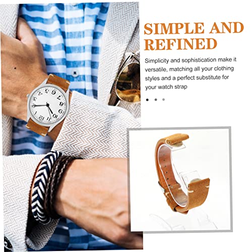 Correa de cuero para reloj de hombre correa reemplazable 5