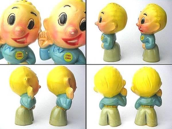 1950's レニーレノックス ビンテージ 塩＆胡椒入 アドバタイジング