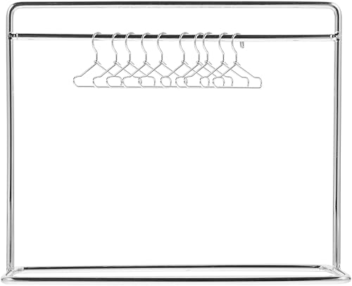 NUOBESTY Mini perchero de hierro para muñecas con 10 perchas, accesorios de muebles para casa de muñecas para almacenamiento y exhibición de ropa de disponible en Yaxa Colombia