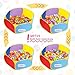 Eocolz Kids Ball Pit Large Pop Up Childrens Ball Pits Tent for Toddlers Playhouse Baby Crawl Playpen with Basketball Hoop and Zipper Storage Bag, Balls Not Included (1M Multicolor)