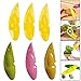OSALAD 3 Unids/Set De Accesorios De Cocina, Cuchara De Fruta, Cuchara De Plástico para Excavación, Cuchillo De Kiwi, Cortador Pelador, Cuchillo De Fruta 2 En 1