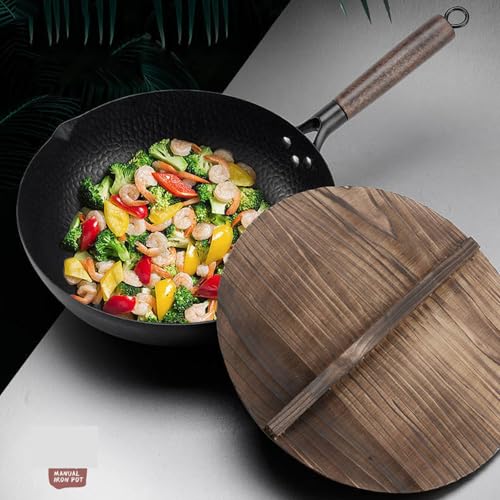 Wok de Hierro Antiadherente con Tapa 32 cm miniatura 3