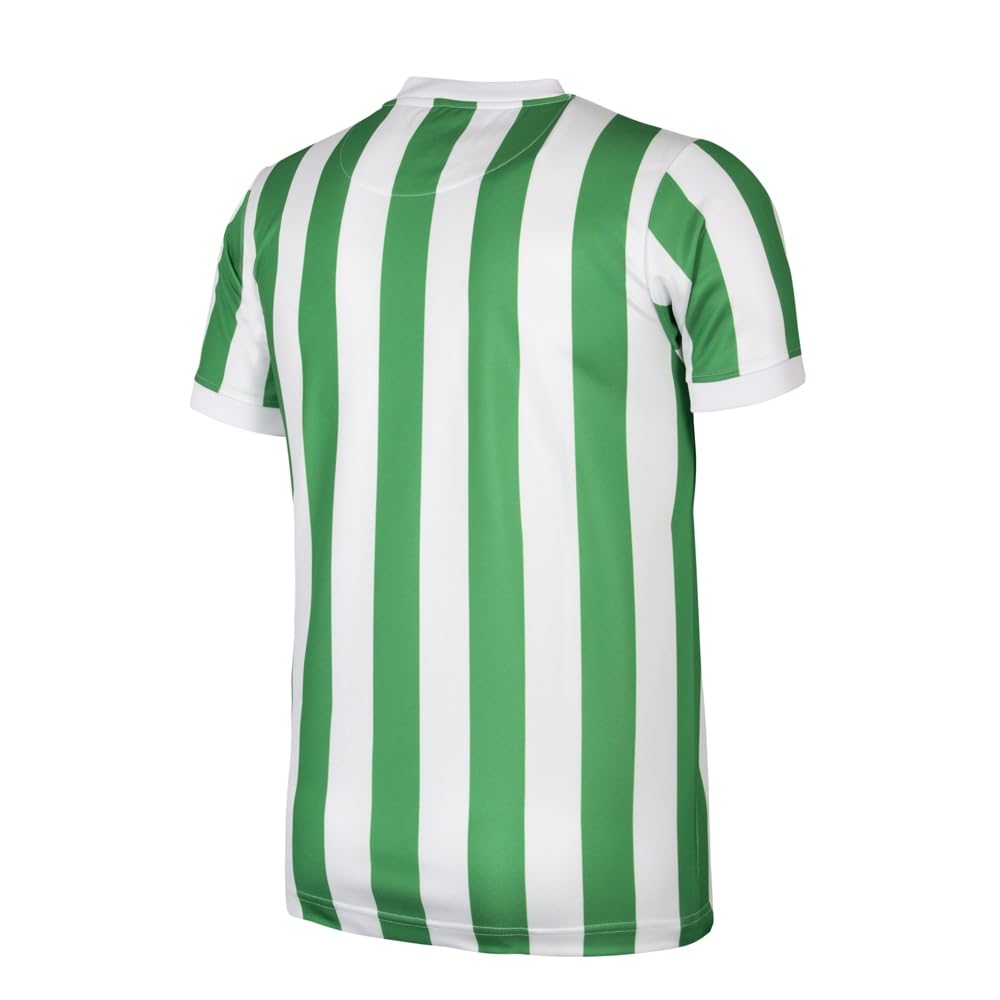 Copa - Camiseta Retro - Hombre - Atlético Nacional 1989 - Retro - Manga Corta - Blanco/Verde - 100% poliéster