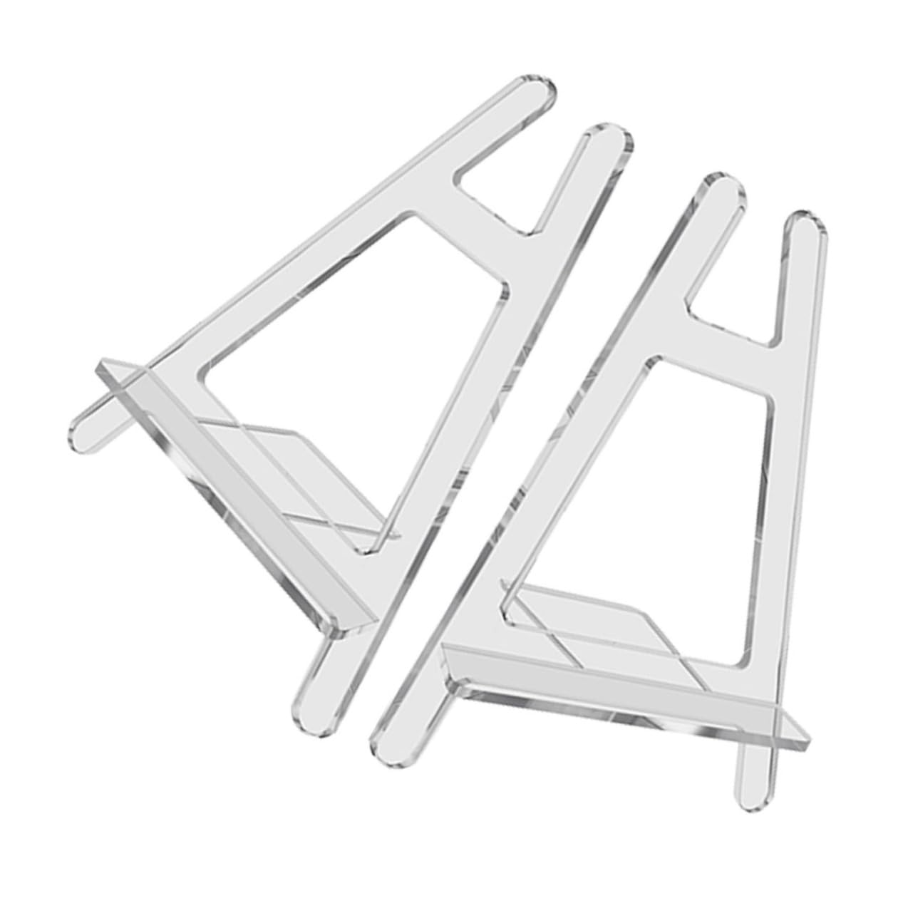 Ciieeo 2pcs Acrylic Phone Display Stand Cell Phone Holder and Break Resistance for Home Desktop Shopping Malls