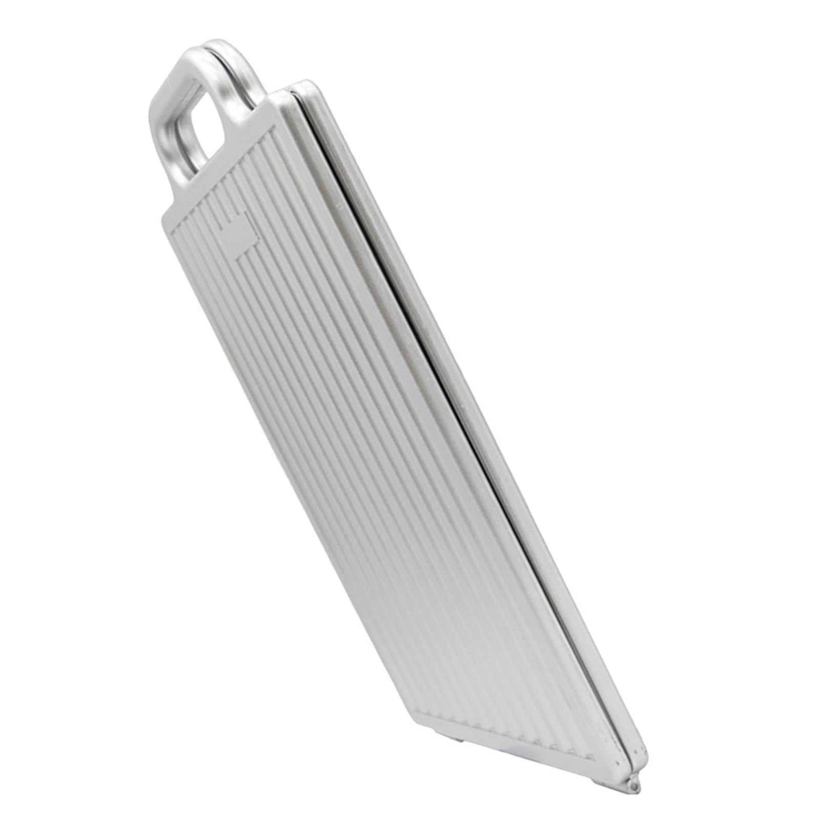 Luxshiny Specchio da Doppio Lato con Doppia Maniglia Specchio Portatile da Viaggio per Parrucchiere e Barber Mano Leggero per Taglio e Styling