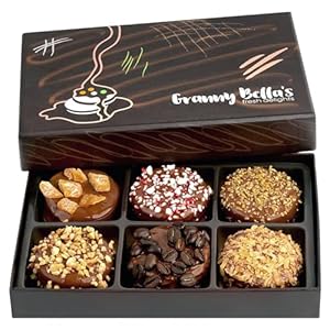 Christmas Gift Baskets, 6 Gourmet Chocolate Covered Holiday Cookies, Cookie Gift Ideas, Family Food Delivery for Him Her Mom Daughter Wife