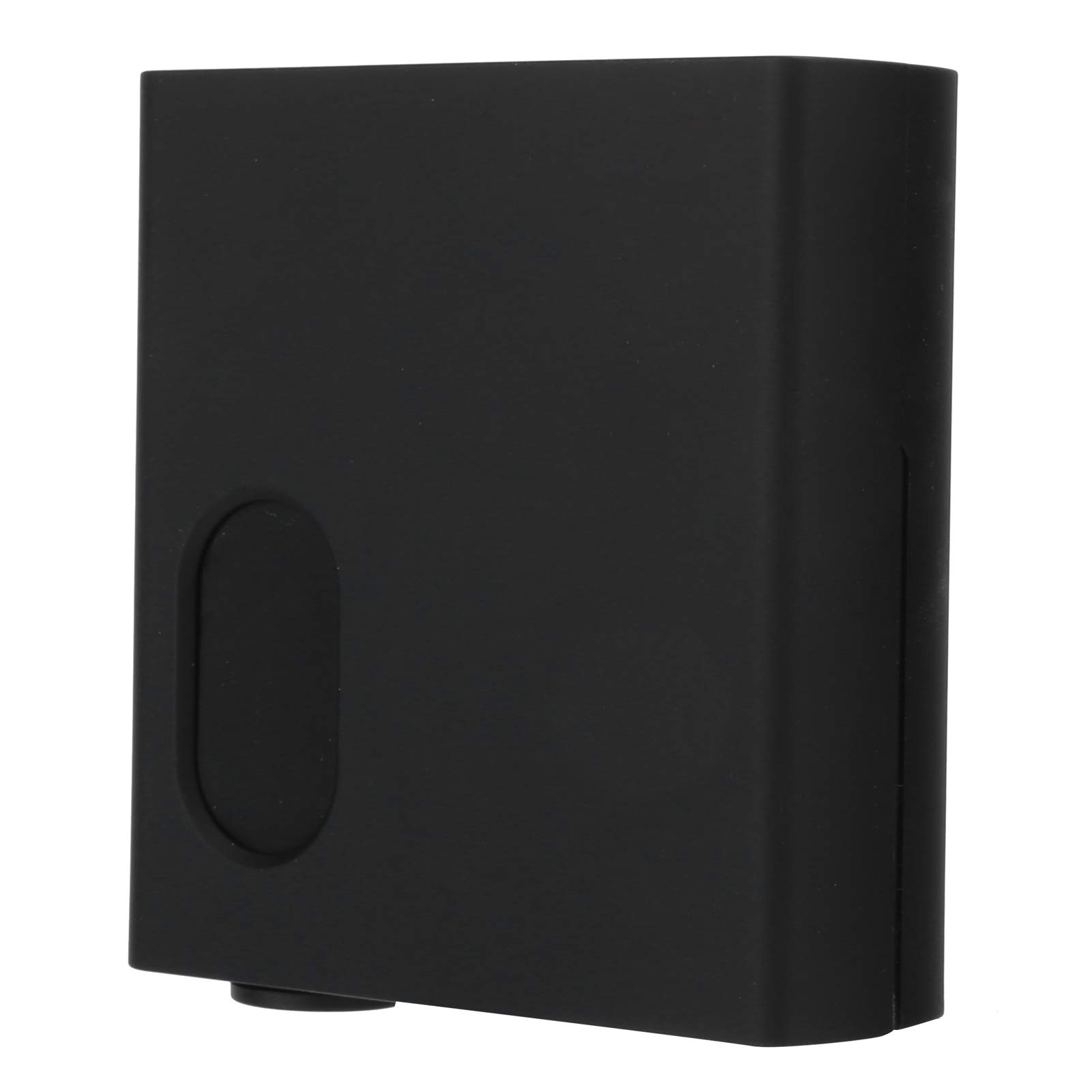 KUIDAMOS Tragbares Mundpflege-Reiseset mit Bartpflege und Rasierset für den Familiengebrauch – Umweltfreundliches ABS-Material, 11,3 X 9,7 X 4 Cm (schwarzes Rasierset)