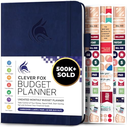 Clever Fox Budget Planner - Expense Tracker Notebook. Monthly Bud...