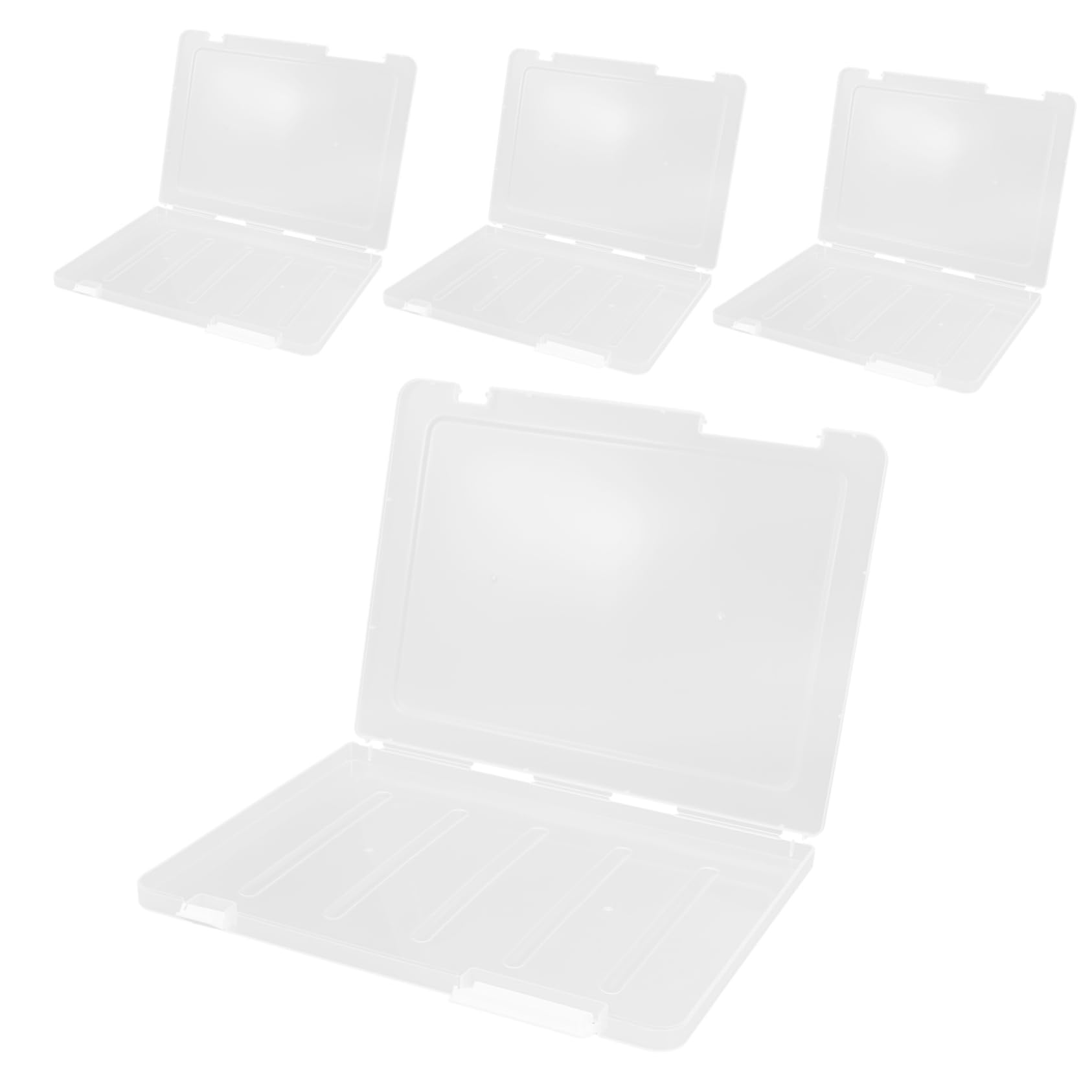 SECFOU 4stücke Teiliges Dokumentenorganizer Transparente Aktenbox Für Reisen Zertifikate Und Wichtige Unterlagen Leicht Und Tragbar Für Büro Und Schule