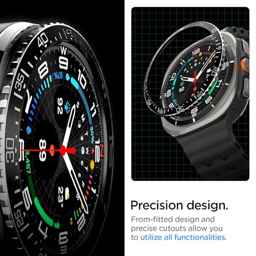 Image of Spigen Bezel Tune Cover for Samsung Galaxy Watch Ultra 47mm - Black