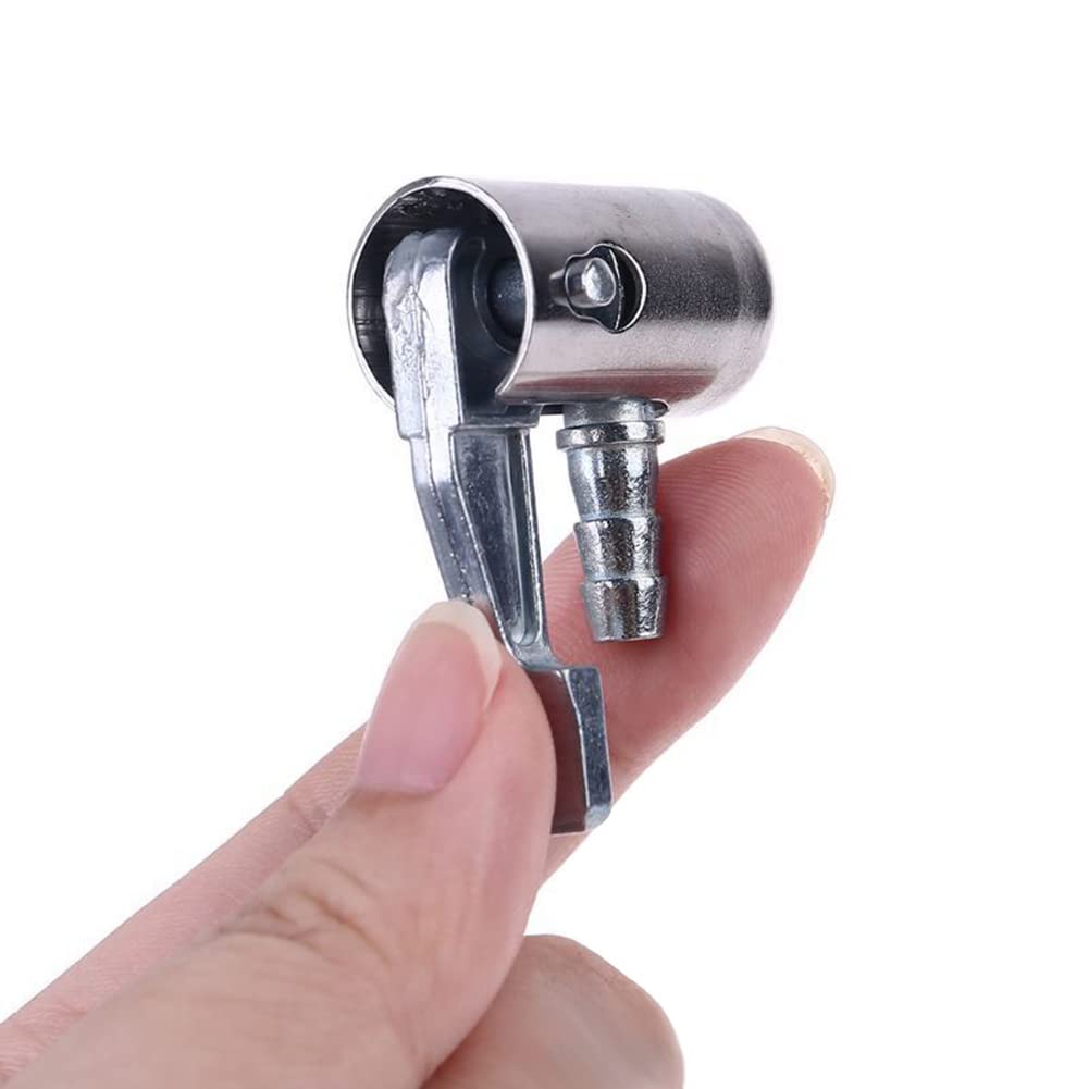 Set Di 2 Tubi Di Ricarica Per Pneumatici 38 Cm Con Adattatore Per Valvola - Gomma Resistente E Lega - Ricambio Per Pompa Aria Per Auto, Bici E Moto
