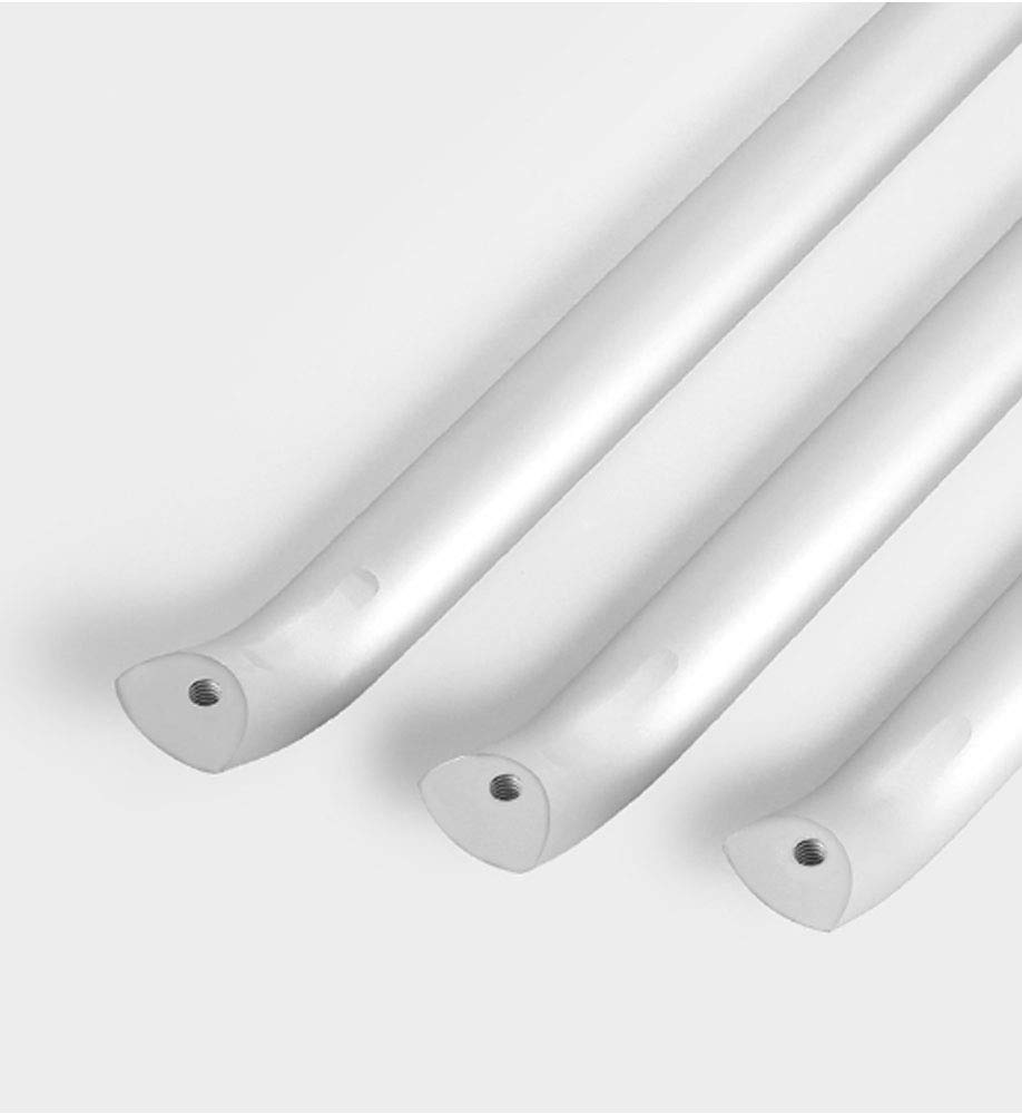 5/10 Stück Silber Möbelgriff, Aluminium Schranktür Schubladengriffe Griffe Zuggriffe Schranktür Bogenform Zuggriff (Lochabstand: 96/128/160/192 mm) (10 Stück 160 mm) (5 Stück 128 mm)