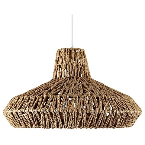 MiniSun Natural Woven Ceiling Light Shade Cover